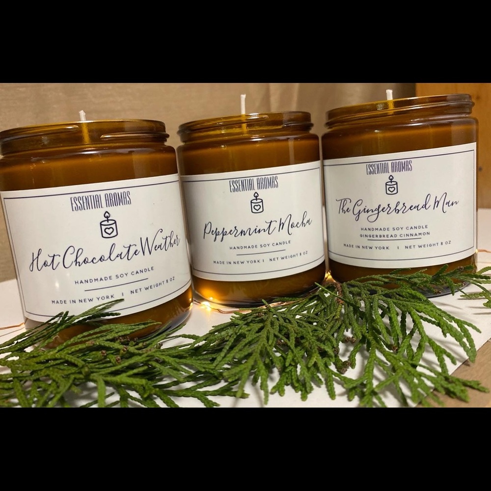 Holiday Candle Collection Handmade Soy Candle